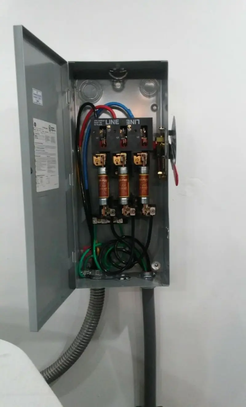 Three-phase disconnect switch installed for Electrical Wiring & Rewiring in Brigantine